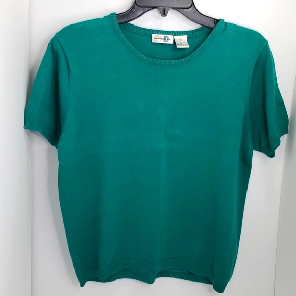 Paul Harris Design Tops - Paul Harris Design Women Sweater Tee Top, Size Large, Green